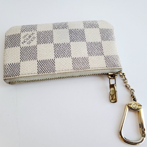 Louis Vuitton Handbags - Louis Vuitton Pochette Clef Damier Azur key pouch